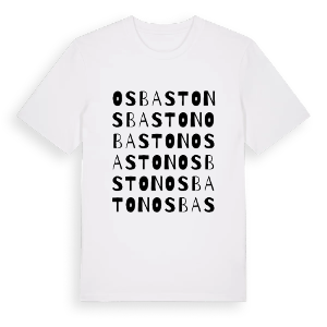 Osbaston ordlek t-shirt – ekologisk bomull t-shirt från Pinshirt