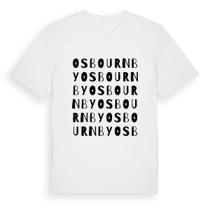 Osbournby ordlek t-shirt – ekologisk bomull t-shirt från Pinshirt