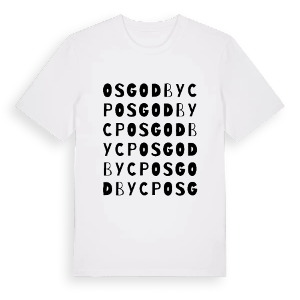 Osgodby CP ordlek t-shirt – ekologisk bomull t-shirt från Pinshirt