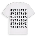 Oswestry ordlek t-shirt