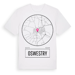 Oswestry t-shirt – ekologisk bomull t-shirt från Pinshirt