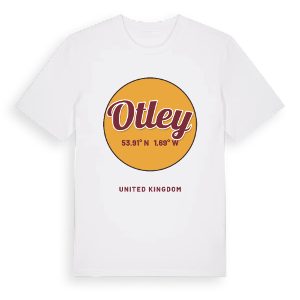 Otley cirkel t-shirt – ekologisk bomull t-shirt från Pinshirt