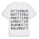 Otterburn ordlek t-shirt