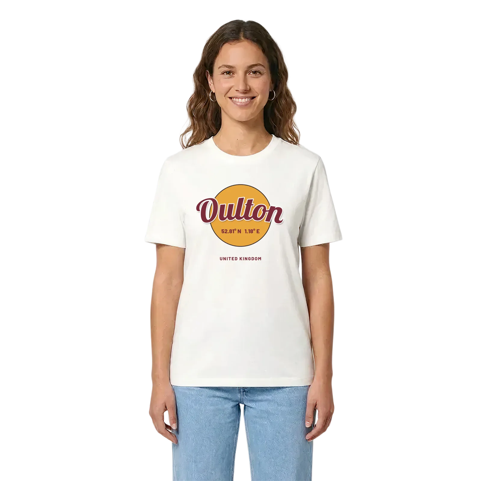 Oulton cirkel t-shirt – White, i miljö