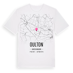 Oulton karta t-shirt – ekologisk bomull t-shirt från Pinshirt