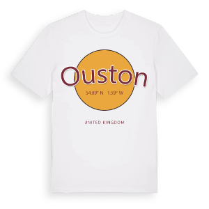 Ouston cirkel t-shirt – ekologisk bomull t-shirt från Pinshirt