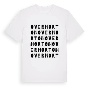 Over Norton ordlek t-shirt – ekologisk bomull t-shirt från Pinshirt