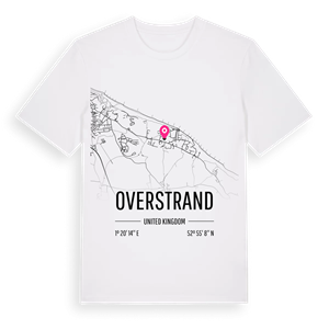 Overstrand karta t-shirt – ekologisk bomull t-shirt från Pinshirt