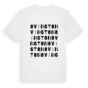 Ovington ordlek t-shirt – ekologisk bomull t-shirt från Pinshirt