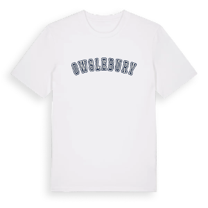 Owslebury college t-shirt – ekologisk bomull t-shirt från Pinshirt