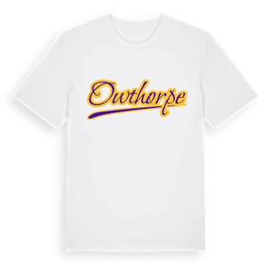 Owthorpe baseball t-shirt – ekologisk bomull t-shirt från Pinshirt
