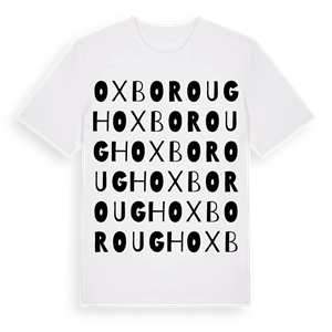 Oxborough ordlek t-shirt – ekologisk bomull t-shirt från Pinshirt