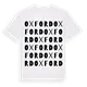 Oxford ordlek t-shirt