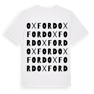 Oxford ordlek t-shirt – ekologisk bomull t-shirt från Pinshirt