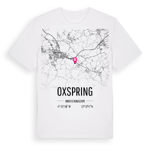 Oxspring karta t-shirt – ekologisk bomull t-shirt från Pinshirt
