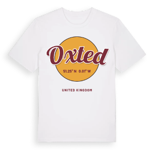 Oxted cirkel t-shirt – ekologisk bomull t-shirt från Pinshirt