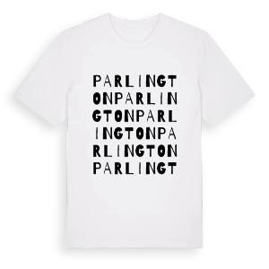 Parlington ordlek t-shirt – ekologisk bomull t-shirt från Pinshirt
