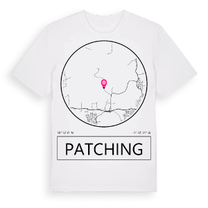 Patching t-shirt – ekologisk bomull t-shirt från Pinshirt