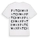 Patchway ordlek t-shirt