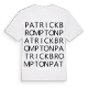 Patrick Brompton ordlek t-shirt