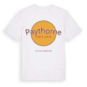 Paythorne cirkel t-shirt – ekologisk bomull t-shirt från Pinshirt