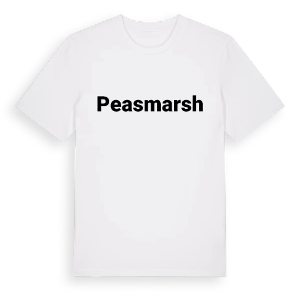 Peasmarsh fetstil t-shirt – ekologisk bomull t-shirt från Pinshirt