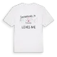 Någon i Pebmarsh älskar mig t-shirt