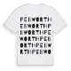 Pebworth ordlek t-shirt