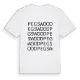 Pegswood ordlek t-shirt