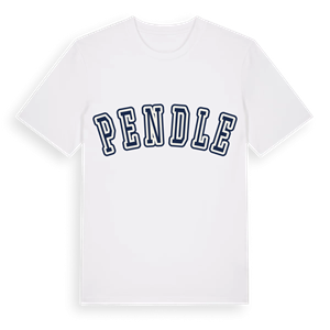 Pendle college t-shirt – ekologisk bomull t-shirt från Pinshirt