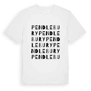 Pendlebury ordlek t-shirt – ekologisk bomull t-shirt från Pinshirt