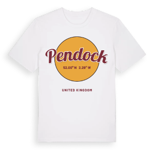 Pendock cirkel t-shirt – ekologisk bomull t-shirt från Pinshirt