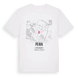 Penn karta t-shirt – ekologisk bomull t-shirt från Pinshirt