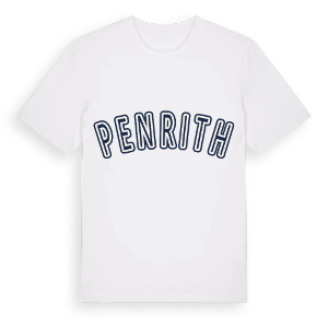Penrith college t-shirt – ekologisk bomull t-shirt från Pinshirt