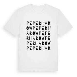 Peper Harow ordlek t-shirt – ekologisk bomull t-shirt från Pinshirt