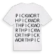 Pickworth ordlek t-shirt