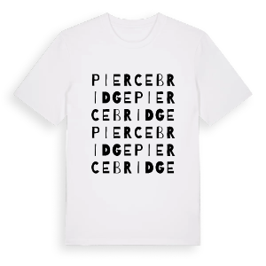 Piercebridge ordlek t-shirt – ekologisk bomull t-shirt från Pinshirt
