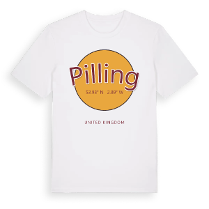 Pilling cirkel t-shirt – ekologisk bomull t-shirt från Pinshirt