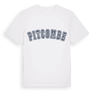 Pitcombe college t-shirt – ekologisk bomull t-shirt från Pinshirt