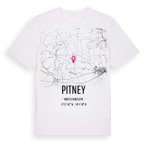 Pitney karta t-shirt – ekologisk bomull t-shirt från Pinshirt