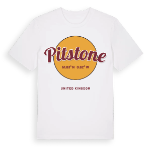 Pitstone cirkel t-shirt – ekologisk bomull t-shirt från Pinshirt