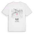 Platt karta t-shirt
