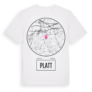 Platt t-shirt – ekologisk bomull t-shirt från Pinshirt