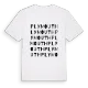 Plymouth ordlek t-shirt
