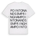Pointon and Sempringham ordlek t-shirt