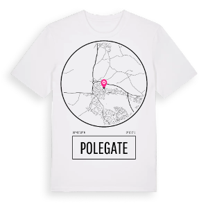 Polegate t-shirt – ekologisk bomull t-shirt från Pinshirt