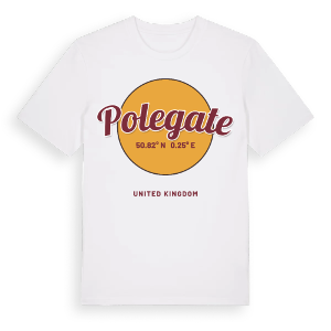 Polegate cirkel t-shirt – ekologisk bomull t-shirt från Pinshirt