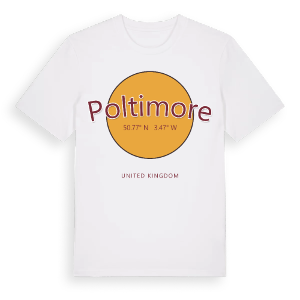 Poltimore cirkel t-shirt – ekologisk bomull t-shirt från Pinshirt