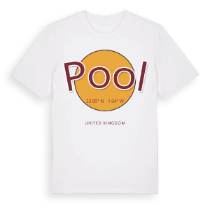 Pool cirkel t-shirt – ekologisk bomull t-shirt från Pinshirt