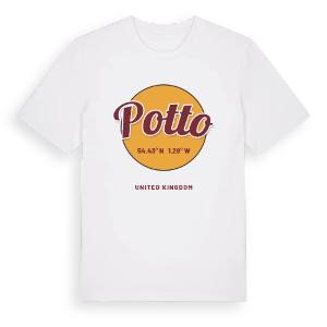 Potto cirkel t-shirt – ekologisk bomull t-shirt från Pinshirt